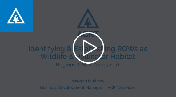 ROWs as Wildlife & Pollinator Habitat